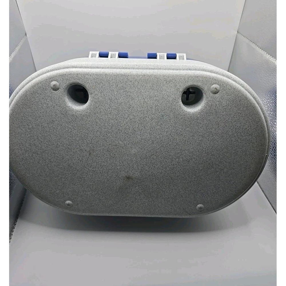 Caboodles Makeup Storage Carrying Case Vintage Original Gray And Blue Mirror GUC - Picture 4 of 10